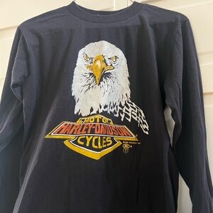 Harley-Davidson Black Shirt with Eagle and Logo